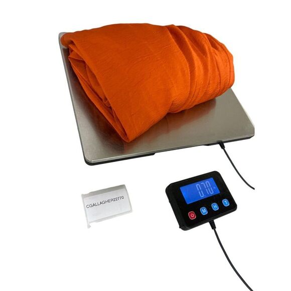 Zara Womens Midi Dress M Orange Sleeveless satin effect Side Slit 2544/313 NWT - Picture 10 of 10